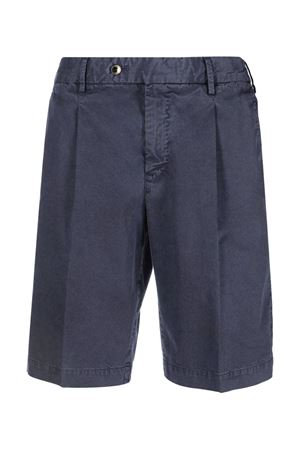 Blue Linen chino shorts PT TORINO | CBBTJKZA0CL1SD61Y312